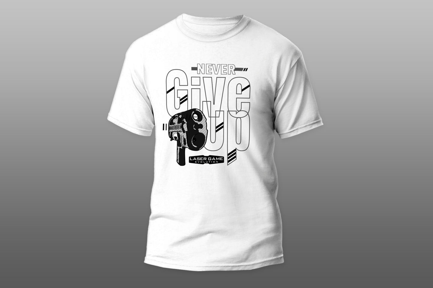 T-shirt LaserGame Evolution Blanc